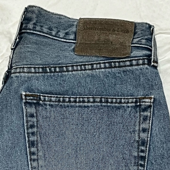 Vintage 90s Abercrombie & Fitch USA Made Mom 100% Cotton Jeans Size 10 - Picture 9 of 9